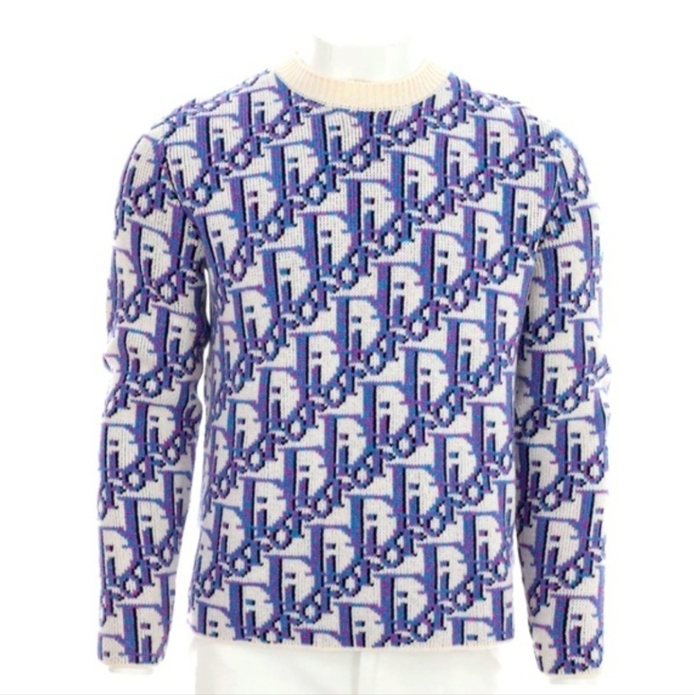 Dior Monogram Logo Crewneck Sweater
